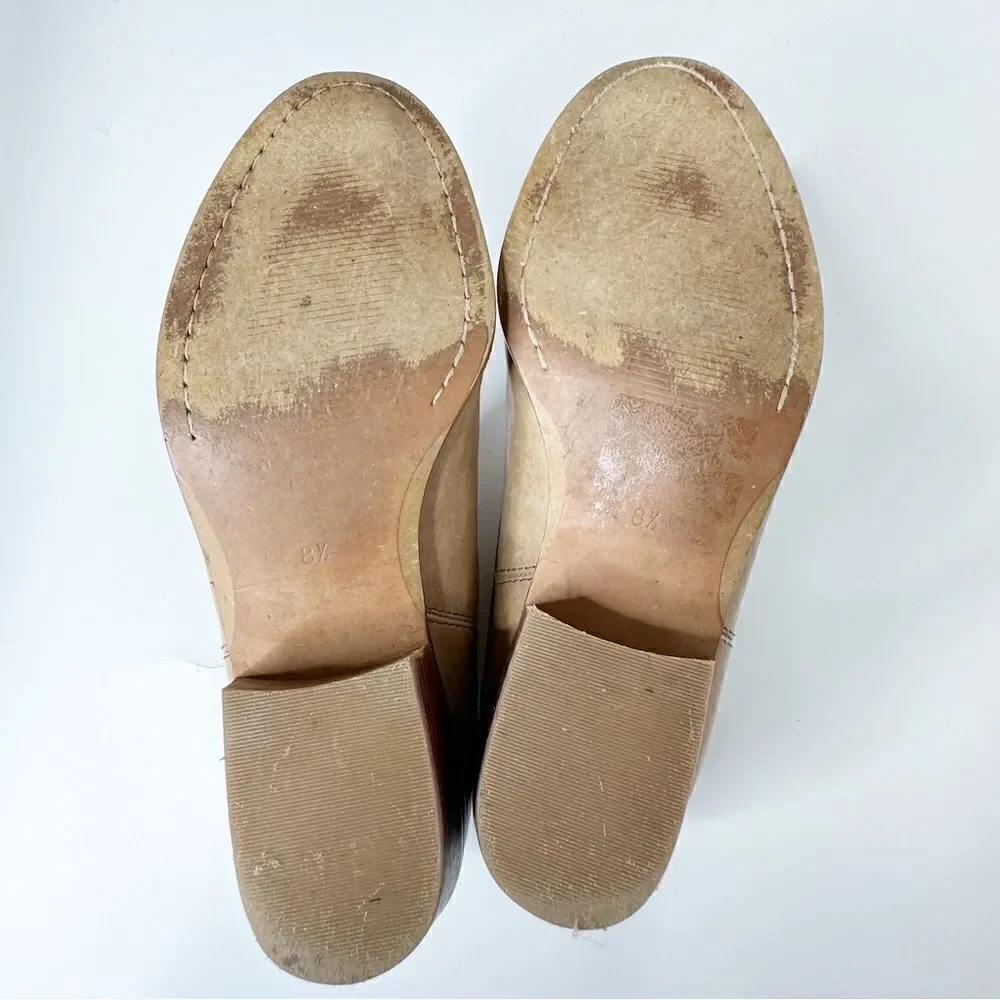 Madewell Spencer Chelsea Pull On Ankle Bootie Tan Size 8.5
